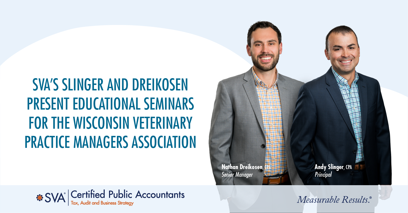 Joey Labellarte, CPA Senior Manager SVA CPA